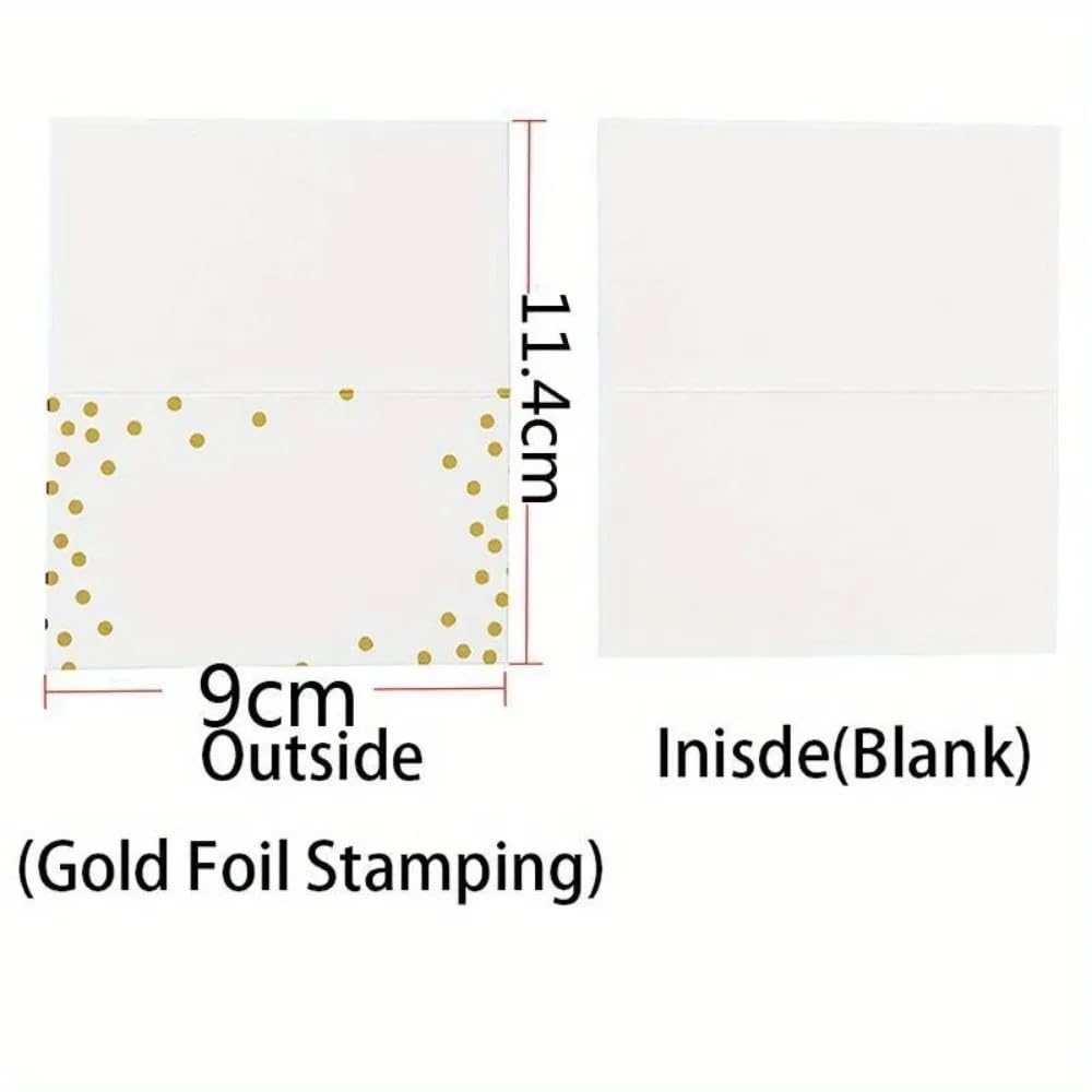 200 Stück Gold- und Silberpunkte for Hochzeiten, Sitzplatznummern, Tischkarten, Namen, Dekoration, Weihnachten, Geburtstag, Party, Gruß Für Partys(Gold dots)