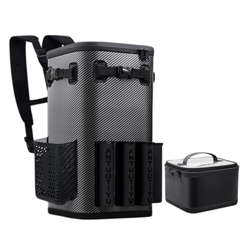Sac à dos de pêche 49L avec porte-canne et compartiments modulaires pour équipement