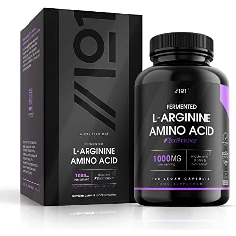L-Arginin mit BioPerine® & Biotin 1000mg - Starke Aminosäuren - gentechnikfrei, glutenfrei Cover