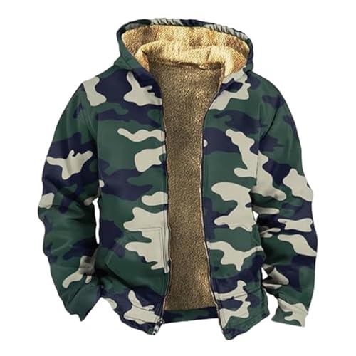 Men'S Jackets Winter, Men'S Casual Hooded Zip Up Quilted Padded Jacket Winter Warm Outerwear For Daily Streetwear Lightweight Comfortable
