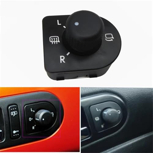 Bouton de rétroviseur pour Golf 4 et Beetle commande électrique 1J1959565E - 6