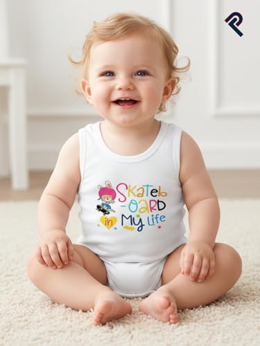 Image of LUX PARKER Unisex Baby Regular Fit Vest Cotton Sleeveless for Boys and Girls Sando Baniyan Combo | Print May Vary