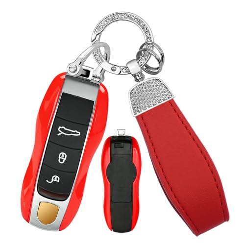Accessoires coque de clé Porsche 3 4 boutons pour Macan Panamera Cayenne 911