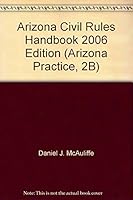 Arizona Civil Rules Handbook 2006 Edition 0314954988 Book Cover
