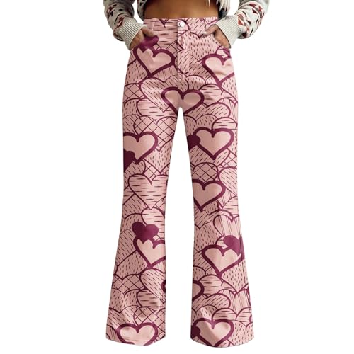 Pantalon de randonnée lin femme rose XXL grand confort marche été léger