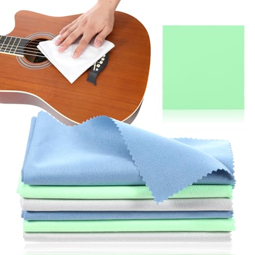 6 Pack Flute Cleaning Cloth Guitar Cloths 12