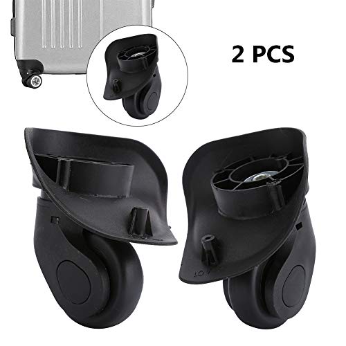 1 Pair Luggage Suitcase Wheels PVC Suitcase Replacement Wheels great Accessory for Luggage Suitcase (W041-2 L)2