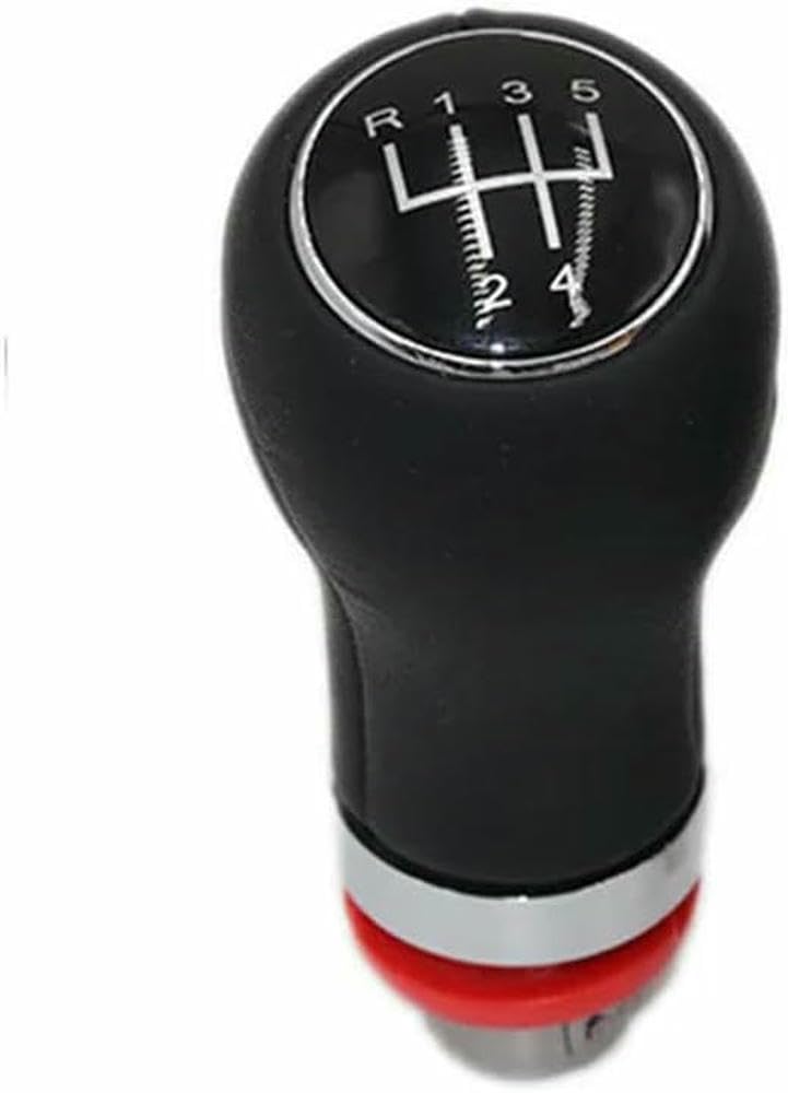 Gznbb R12345 Gear Knob Car Manual Gear Shift Knob Boot Cover Gaiter Lever Shifter Handle Stick, For Audi A4 8E B6 B7 2000 2001 2002 2003 2004 2005 2006 2007 2008
