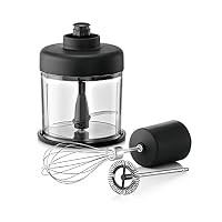 WMF Lineo Stabmixer Set 5-teilig, Pürierstab, Schneebesen, Milchaufschäumer, Zerkleinerer, 700 Watt, Zauberstab inkl. 1l-Mixbehälter, edelstahl matt – Ansicht 4