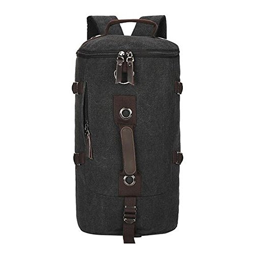 Greenpromise - Bolso de Mochila de Lona Hombre