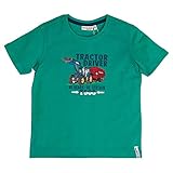 Salt and Pepper T-Shirt mit hochwertiger Traktor Frontlader Stickerei