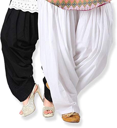 pi world Cotton Solid Patiala pack of two-picture-1