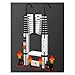 Tool One Button Retraction Aluminum Telescopic Extension Extendable Ladder,Slow Down Design Multi 330lb Max Load attic(23FT)