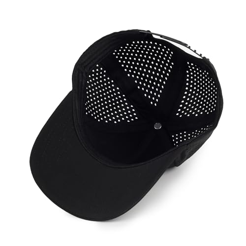 Image of Quick Dry Baseball Cap Curved Brim Mesh Snapback Hat for Men Women
