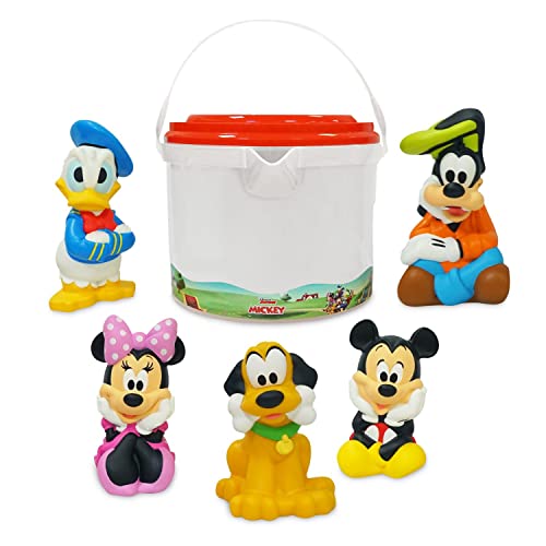 Disney Store Official Bath Set (Mickey and Friends) - Kids Bath Accessories with Beloved Disney Characters - Colorful and Fun Bath Time Essentials for Kids - Suitable for All Ages