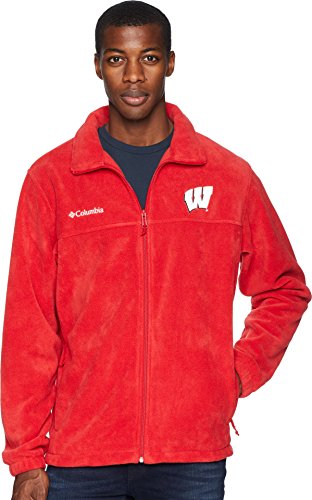 Columbia Collegiate Flanker II Full Zip Fleece Wisconsin/Intense Red MD