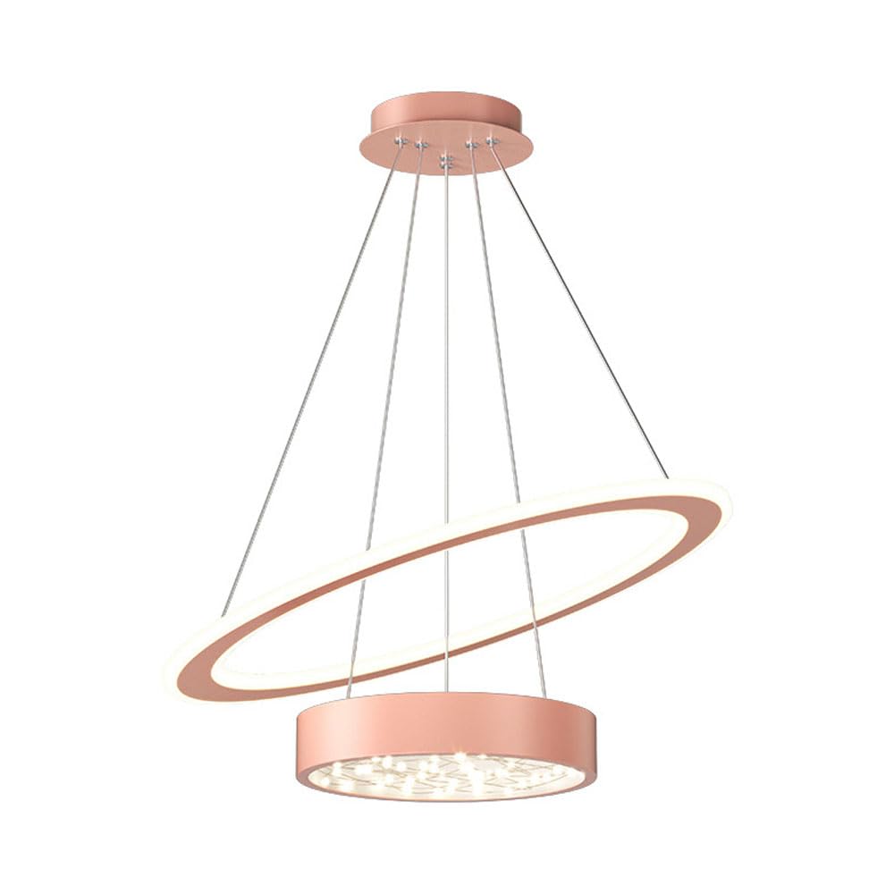 Éclairage d'intérieur minimaliste moderne LED 58W bleu ou rose pour jardins d'enfants