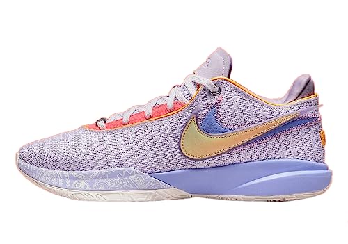 Nike Boys 814443-403 Fitness Shoes, Violet Frost Metallic Gold, 8 US