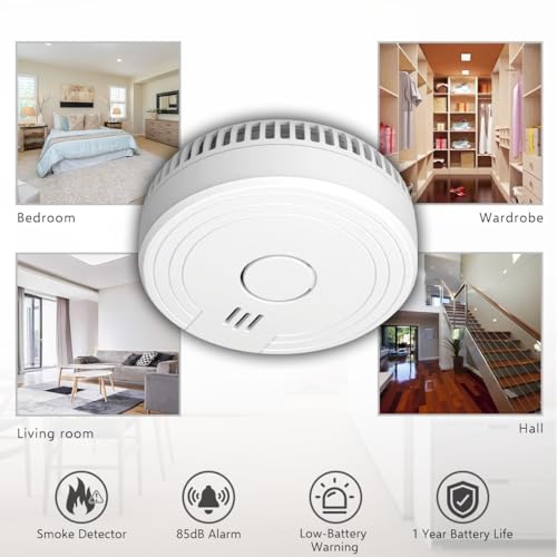 ELRO El detector de humo FS1801 cumple con la norma europea EN14604-4 piezas, paquete de 4 - Image 4