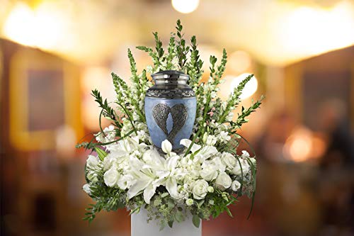 Image of Angel Blue Cremation Urns for Human Ashes Adult Male Urns for Ashes