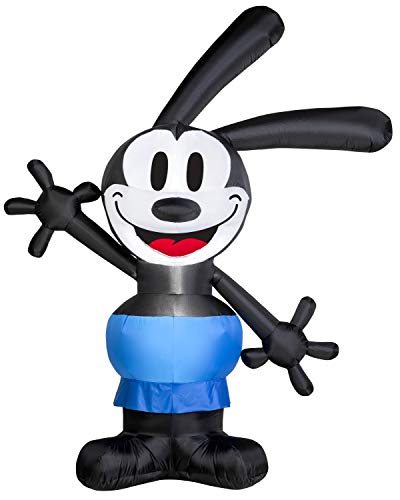 Gemmy Airblown Disney Limited Edition Oswald S LG Disney 6.5 ft Tall Black
