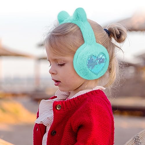 MEJORMEN Winter Ear Muffs For Kids - Cozy Plush Earmuffs Outdoor Furry Ear Warmers & Covers for Boys & Girls, Adults3