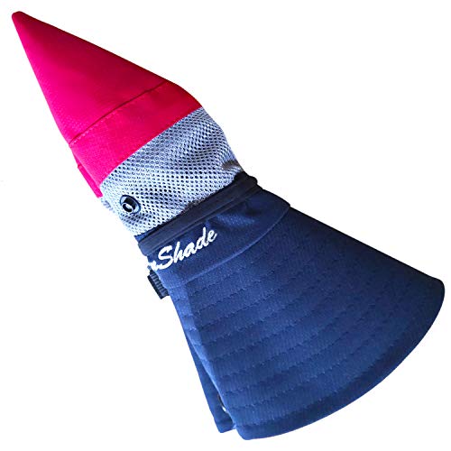 Muryobao Women's Sun Hat Outdoor Uv Protection Foldable Mesh Bucket Hat Wide Brim Summer Beach Fishing Cap Red Navy #TOP5