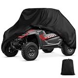 YONQIFON UTV Cover 2 Seater Waterproof All-Weather Compatible with Yamaha Wolverine x2 850 1000 Rhino 450 660 700 YXZ1000R Ranger 500 570 800 Side by Side Covers