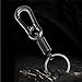 BrainKer 2 Pcs Zinc Keychain Clip Key Ring,Metal Carabiner Clips Keyring Keychains Chain Holder Organizer for Car And Keys Finder,Key Chains for Men Women (Pull Spring)