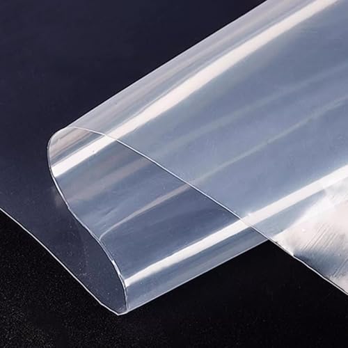 ZYQUES Gewächshausfolie, Gewächshaus Folie Reißfest Extra Dick Baufolie Transparent Polyethylen Folie Transparente Plane für Tomatenhaus Tunnelfolie...