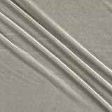 Stretch Velvet Silver, Fabric by the Yard