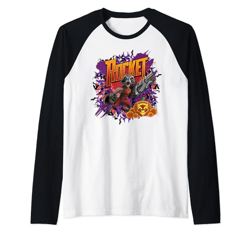 T-shirt baseball Rocket Raccoon idéal pour votre look de soirée thématique Halloween