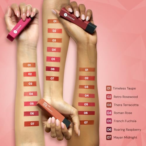 Image of SUGAR Cosmetics Drop A Tint Lip Oil | Glossy & Tinted | Longlasting | Transferproof & Smudgeproof | (06 Roaring Raspberry, 4ml)