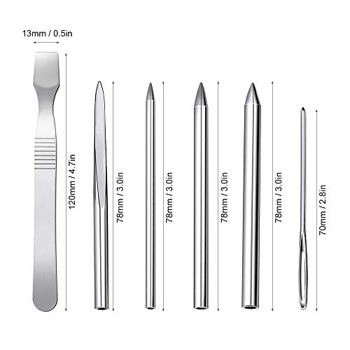 DECDEAL 6 Peças Paracord Conjunto de Costura com Cord Paracord Agulhas de Costura Paracord Ferrament