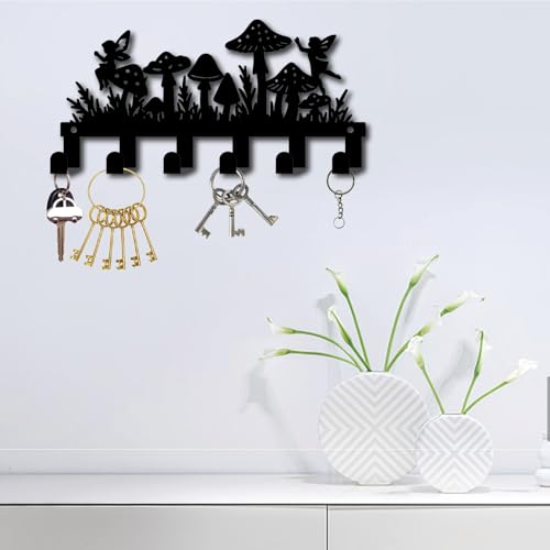 Soporte para llaves de pared de metal para evitar pérdidas en la entrada y recibidor 6