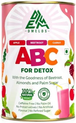 Dmelds Organic ABC malt Powder 500 gm | Latte Mix, Chai Tea, Powder | Apple, Beetroot, Carrot | No Preservatives | Zero White Sugar | Ready-to-Mix | Almond, Cashew and Cardamom | 500 gm