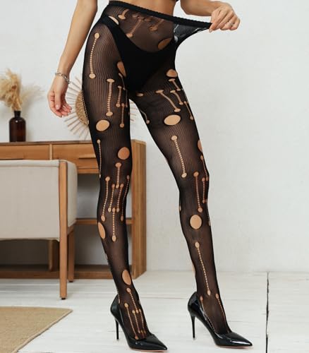 Ripped Tights, Sexy High Waist Fishnet Tights - Premium Women's Stretchy Fishnet Stockings for Women, Trendy and Comfortable4
