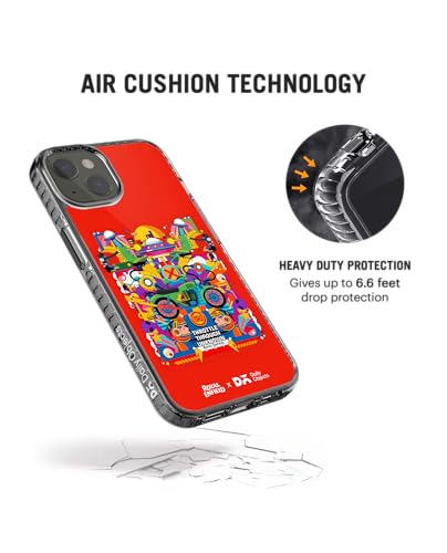 Image of DailyObjects Synchrony-3000 Stride 2.0 Magnetic Case Cover Compatible with iPhone 15 | Wireless Charging Slim Back Cover | 2 Layer Edge Protection & Shockproof