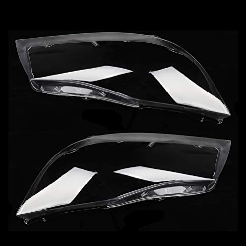 ECCPP Headlight Lens Cover Fits for 2005-2011 BMW 325i;2007-2012 BMW 335i Left and Right Side Car Headlight Headlamp Lense Clear Lens Cover, Pack of 2