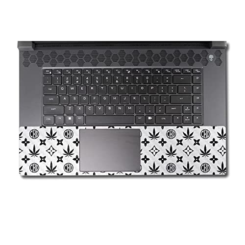 Image of MightySkins Carbon Fiber Skin Compatible with Alienware M17 R5 (2022) Full Wrap Kit - CBD Black | Protective, Durable Textured Carbon Fiber Finish | Easy to Apply & Change Styles | Made in The USA