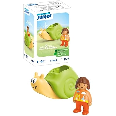 PLAYMOBIL 71699 JUNIOR: Rocking Snail with Rattle Cover