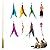 FurDreams Cat Wand Interactive Cat Toy | Retractable Cat Wand Toys for Indoor Cats | Cat Feather Wand Fishing Rod Cat Toy w/ 8 Colourful Bird Feathers & 2 Extra Hooks for Fun Play, Exercise, Activity