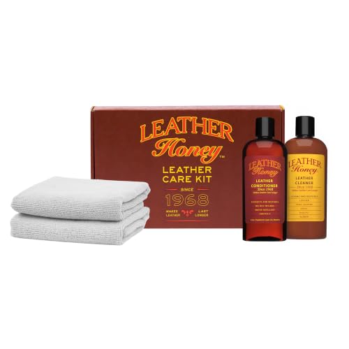 Leather Honey Complete Leather Care Kit – Non-Toxic, Made in...