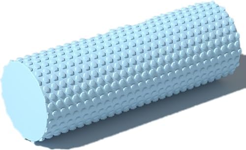 EVA Soft Dot Foam Roller for Muscle Therapy, Yoga & Balance Exercises High-Density Massage Roller for Pain Relief Fitness Recovery (Blue)