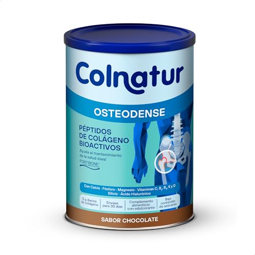 Colnatur Osteodense Chocolate | 285g | Colágeno con Magnesio, Ácido Hialurónico y Vitamina C para Huesos y Articulaciones