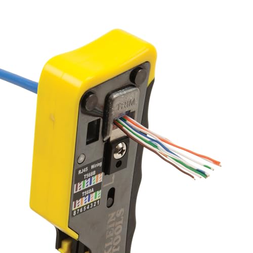 Enchufe de datos modular RJ45 CAT5e de paso Klein Tools VDV826-762, pack de 200 8
