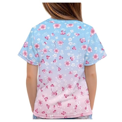 Image of Kids Graphic T-Shirt Boys Girls Novelty Tees Top Short Sleeve Shirts Summer Blouses 3-16