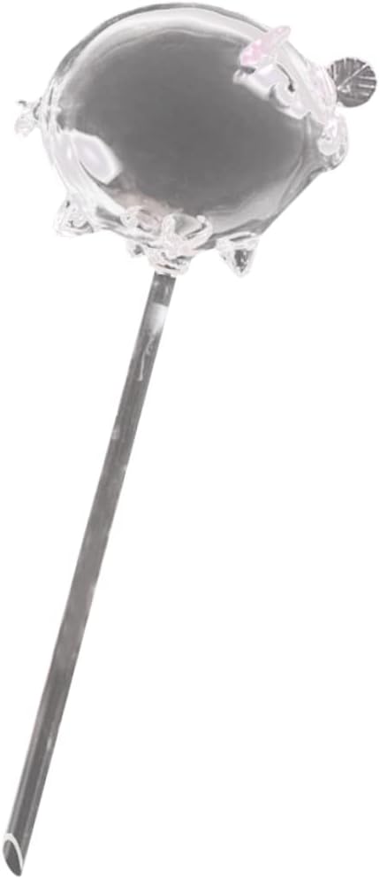 Glass Piggy Self Watering Stake for Plant Automatic Trickle Irrigation