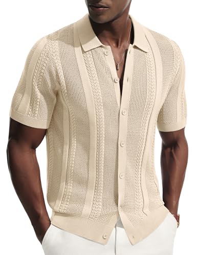 PJ PAUL JONES Polo Homme, Maille légère d'été, Abricot, Taille XXL