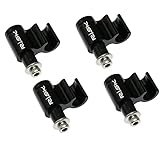 ZYAMY 4pcs Bicycle Hydraulic Brake Cable Housing Guide Bicycle Cable Guide 0.39 x 0.73 x 0.73 Inch Hose Wire Clips Clamps Cable Grip, Black